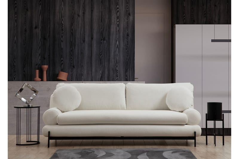 Cassius Sofa 3-personers - Hvid - Møbler - Sofaer - 3 personers sofa