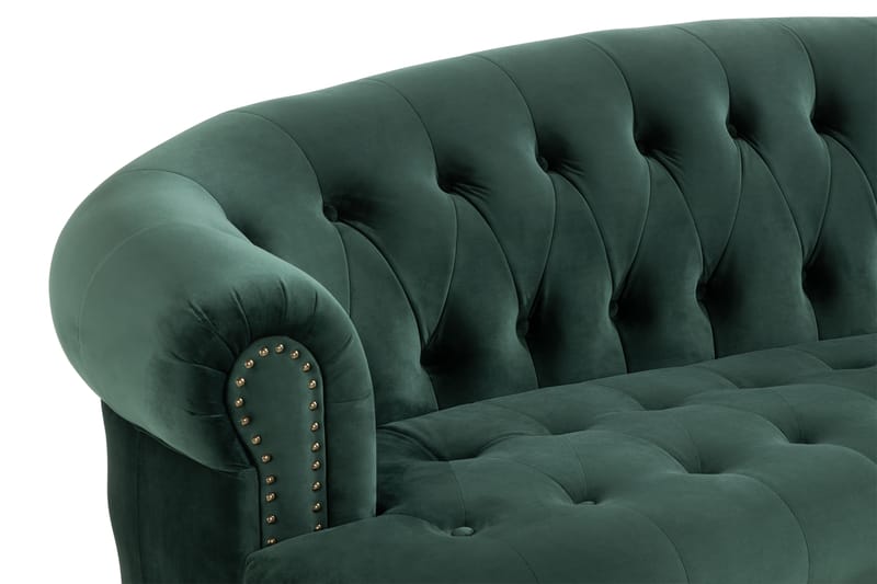 Castelano 3-pers Sofa - Grøn - Møbler - Sofaer - 3 personers sofa