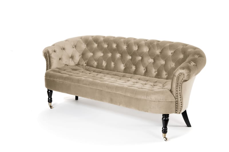 Chesterfield Ludovic Sofa 3-personers - Beige - Møbler - Sofaer - 3 personers sofa