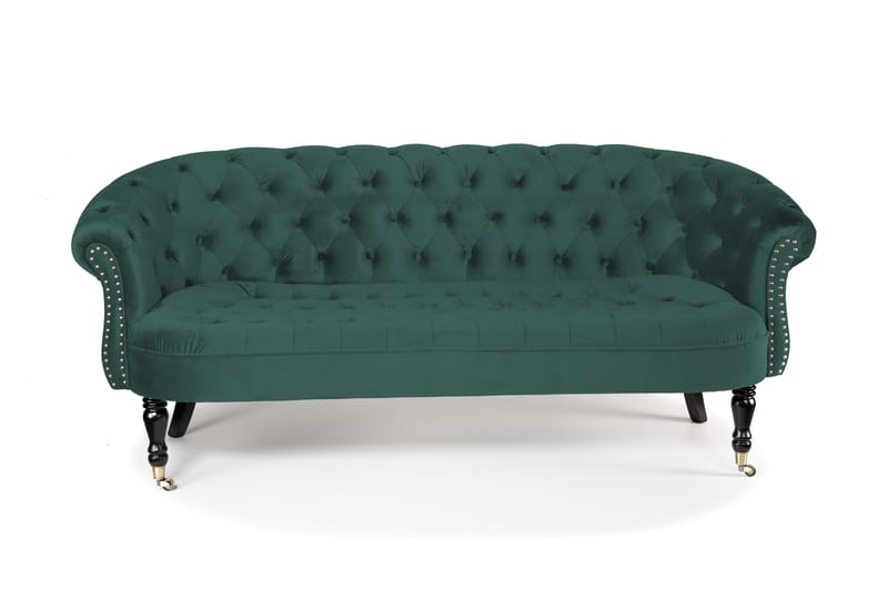 Chesterfield Ludovic Sofa 3-personers - Blågrøn - Møbler - Sofaer - 3 personers sofa