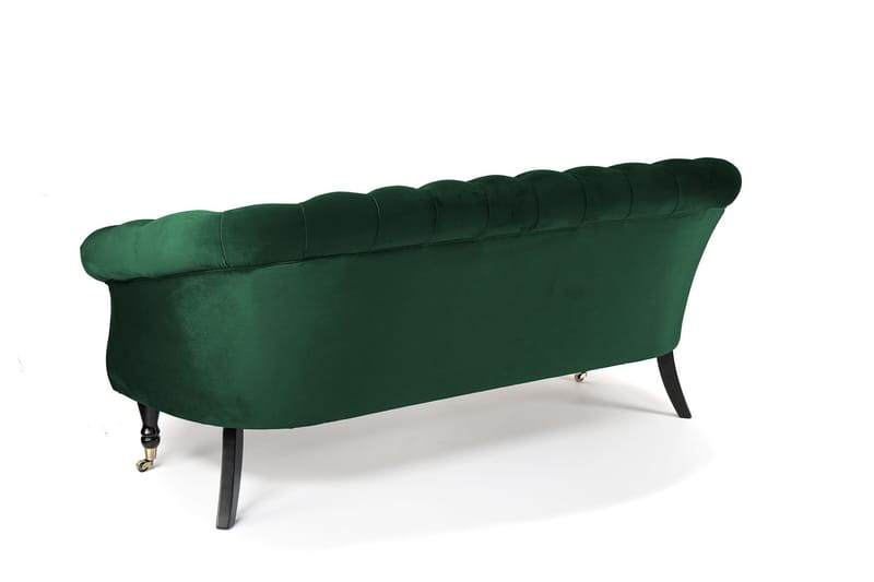 Chesterfield Ludovic Sofa 3-personers - Mørkegrøn - Møbler - Sofaer - 3 personers sofa