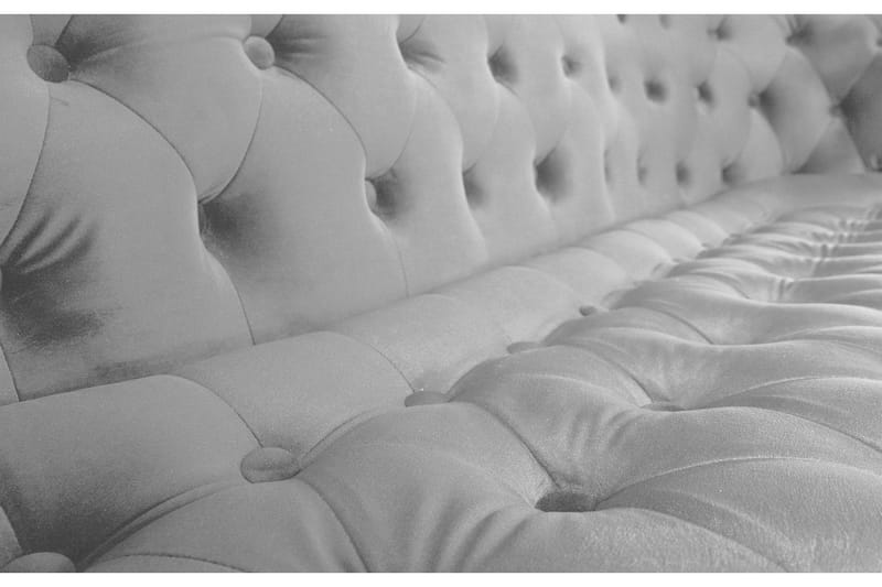 Chesterfield Ludovic Sofa 3-personers - Lysegrå - Møbler - Sofaer - 3 personers sofa