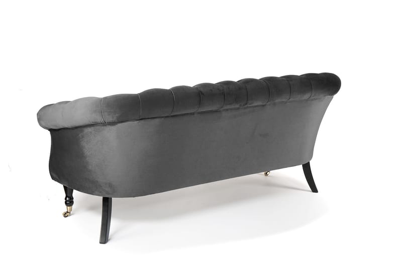 Chesterfield Ludovic Sofa 3-personers - Mørkegrå - Møbler - Sofaer - 3 personers sofa