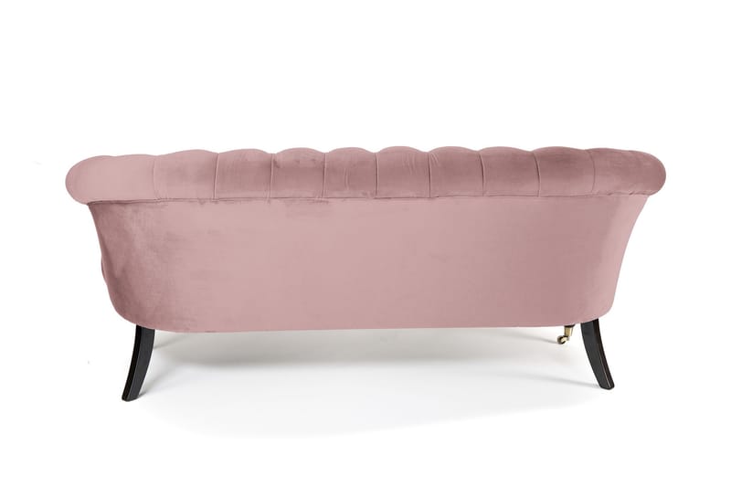 Chesterfield Ludovic Sofa 3-personers - Rosa - Møbler - Sofaer - 3 personers sofa