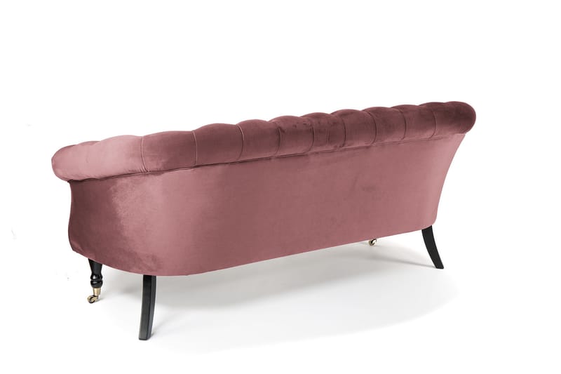 Chesterfield Ludovic Sofa 3-personers - Rosa - Møbler - Sofaer - 3 personers sofa