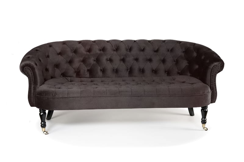 Chesterfield Ludovic Sofa 3-personers - Brun - Møbler - Sofaer - 3 personers sofa