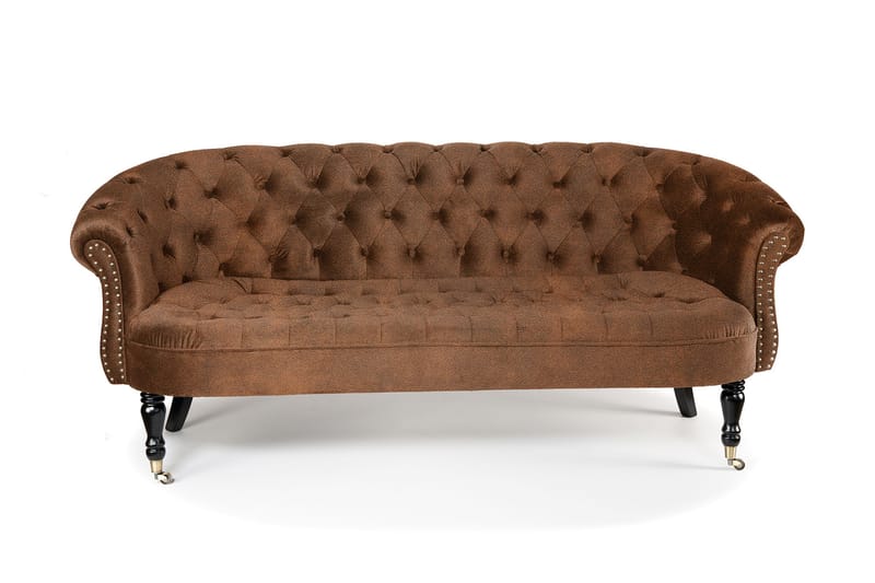 Chesterfield Ludovic Sofa 3-personers - Cognac - Møbler - Sofaer - 3 personers sofa