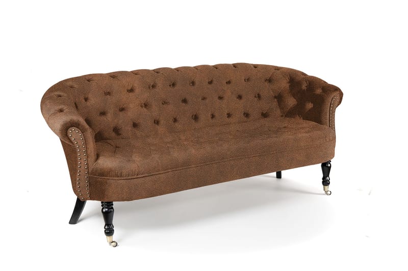 Chesterfield Ludovic Sofa 3-personers - Cognac - Møbler - Sofaer - 3 personers sofa