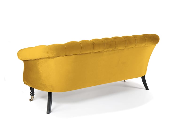 Chesterfield Ludovic Sofa 3-personers - Gul - Møbler - Sofaer - 3 personers sofa