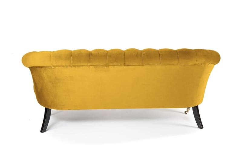 Chesterfield Ludovic Sofa 3-personers - Gul - Møbler - Sofaer - 3 personers sofa