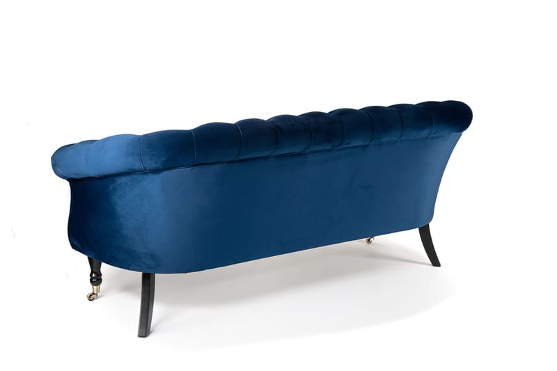 Chesterfield Ludovic Sofa 3-personers - Blå - Møbler - Sofaer - 3 personers sofa