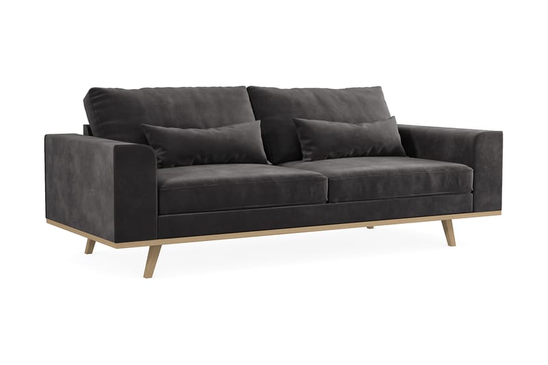 Copenhagen 3-Pers. Sofa - Mørkegrå - Møbler - Sofaer - 3 personers sofa