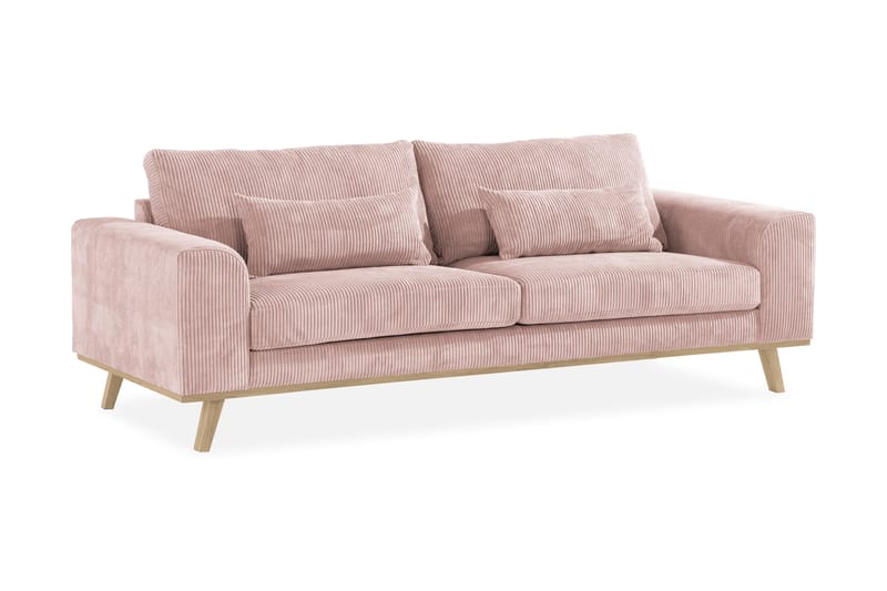 Copenhagen 3-Pers. Sofa - Lyserød - Møbler - Sofaer - 3 personers sofa