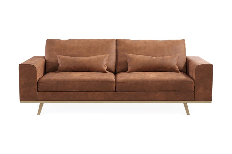 Copenhagen 3-Pers. Sofa - Brun - Møbler - Sofaer - 3 personers sofa