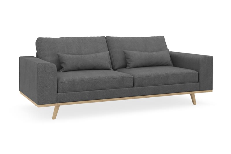 Copenhagen 3-Pers. Sofa - Grå - Møbler - Sofaer - 3 personers sofa