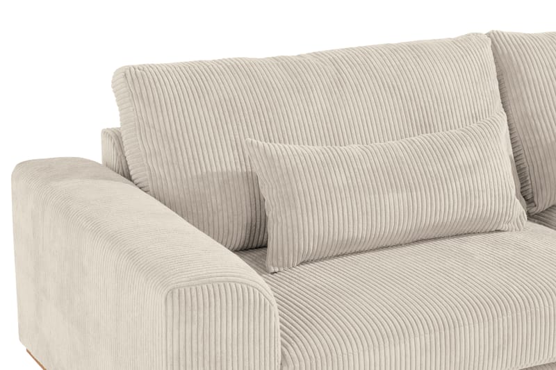 Copenhagen 3-personers Manchester Sofa 223 cm - Beige - Møbler - Sofaer - 3 personers sofa