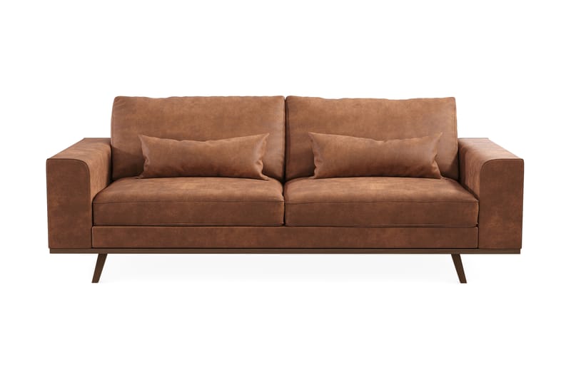 Copenhagen 3-Pers. Sofa - Brun - Møbler - Sofaer - 3 personers sofa