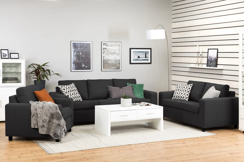 Crazy 3-Pers. Sofa - Antracit - Møbler - Sofaer - 3 personers sofa