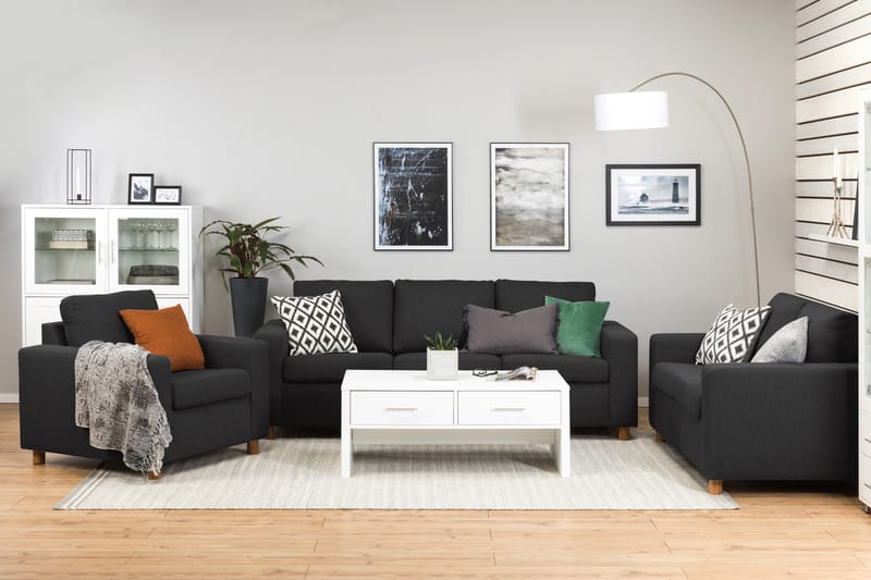 Crazy 3-Pers. Sofa - Antracit - Møbler - Sofaer - 3 personers sofa