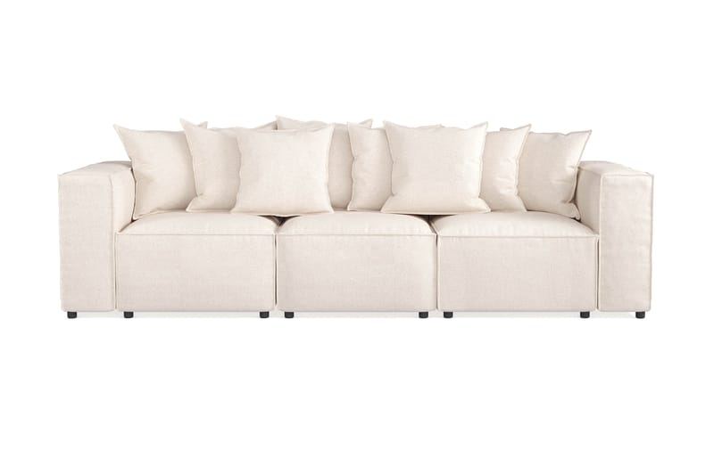 Cubo Dyb Sofa 3-personers 296 cm Bred - Beige - Møbler - Sofaer - 3 personers sofa