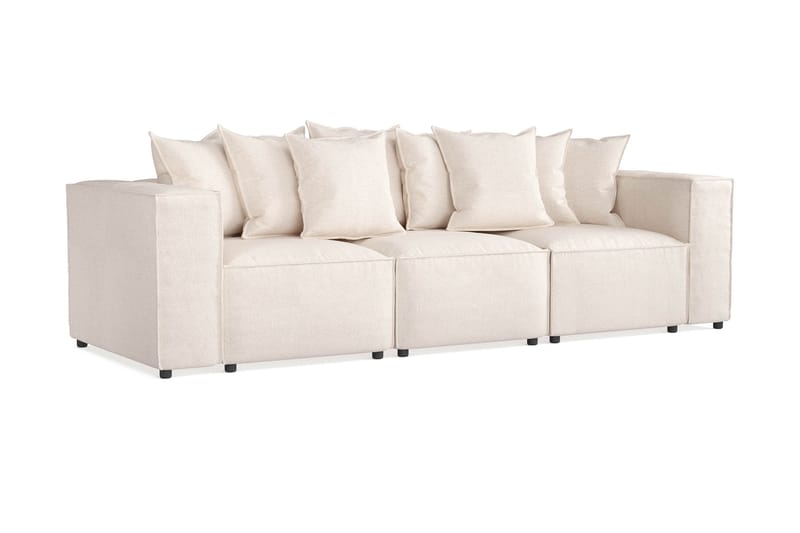 Cubo Dyb Sofa 3-personers 296 cm Bred - Beige - Møbler - Sofaer - 3 personers sofa