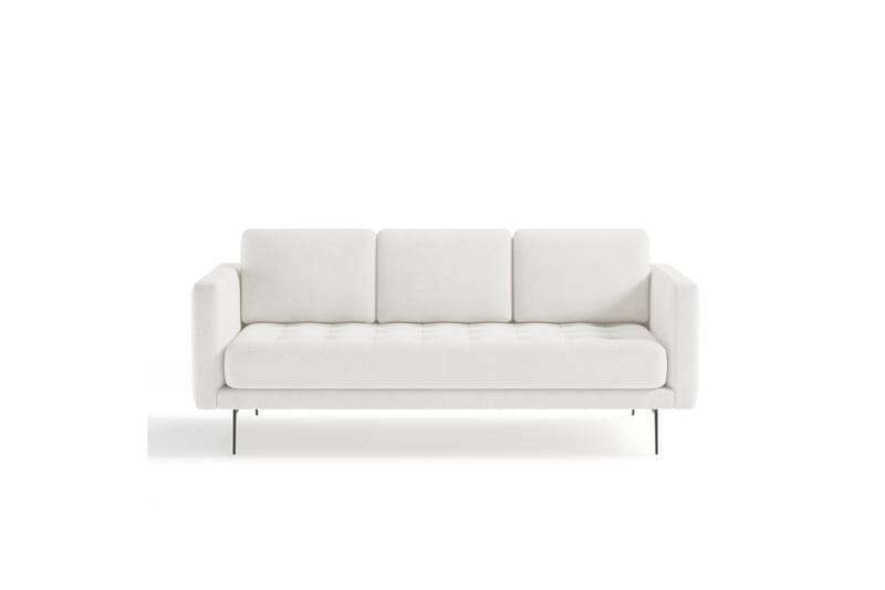 Debbi Sofa 3-personers - Hvid Bouclé - Møbler - Sofaer - 3 personers sofa