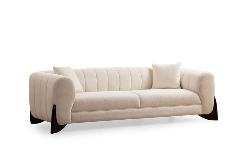 Devid Sofa 3-personers - Hvid - Møbler - Sofaer - 3 personers sofa