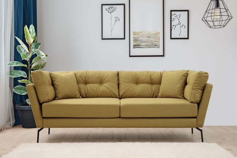 Dorval Sofa 3-personers - Grøn - Møbler - Sofaer - 3 personers sofa