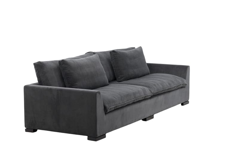 Durham 3-Pers. Sofa - Mørkegrå Cordfløyel - Møbler - Sofaer - 3 personers sofa