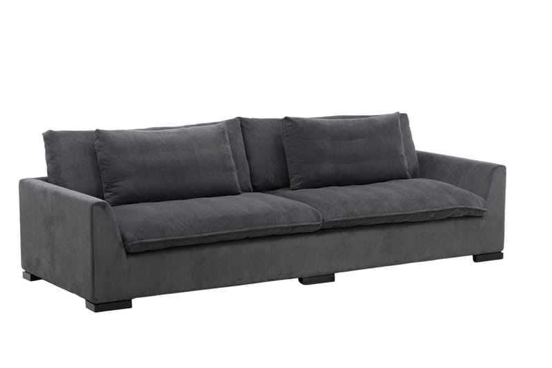 Durham 3-Pers. Sofa - Mørkegrå Cordfløyel - Møbler - Sofaer - 3 personers sofa