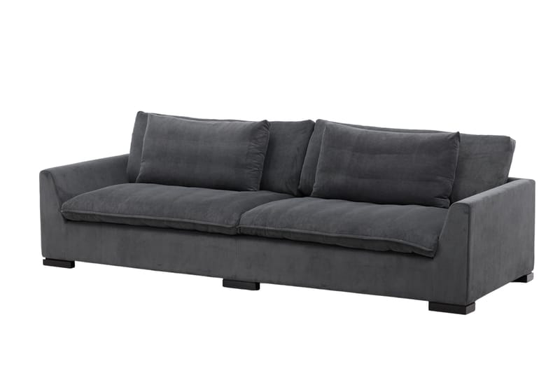 Durham 3-Pers. Sofa - Mørkegrå Cordfløyel - Møbler - Sofaer - 3 personers sofa