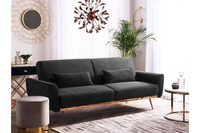 Eina sofa 2-4 pers. - Sort - Møbler - Sofaer - 3 personers sofa