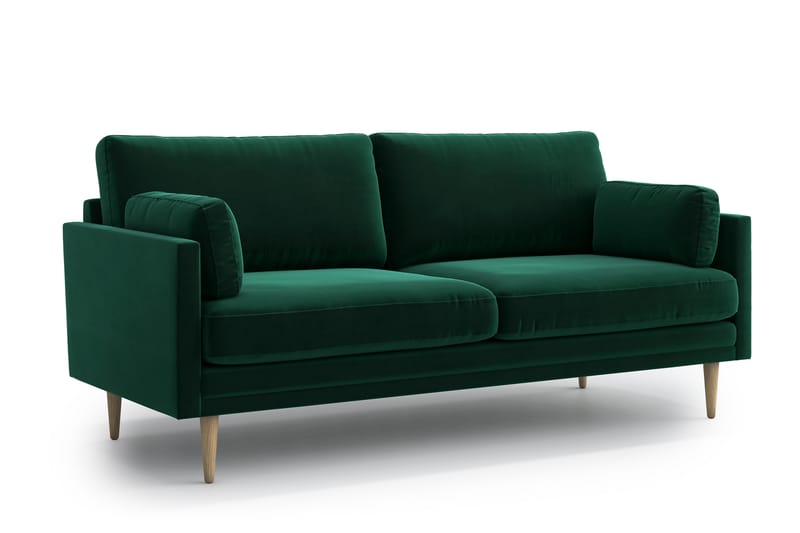 Emilly 3-Pers. Sofa - Grøn - Møbler - Sofaer - 3 personers sofa