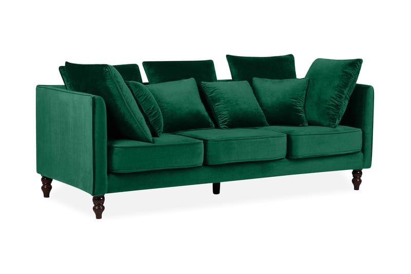 Fenstad Sofa 3-pers - Grøn - Møbler - Sofaer - 3 personers sofa