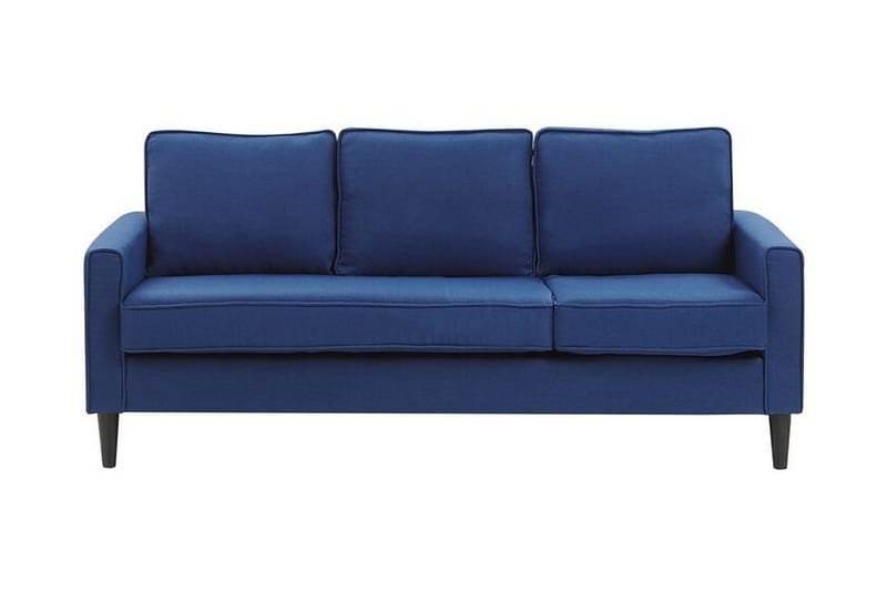 Fuimaono Sofa med Fodskammel - Blå - Møbler - Sofaer - 3 personers sofa