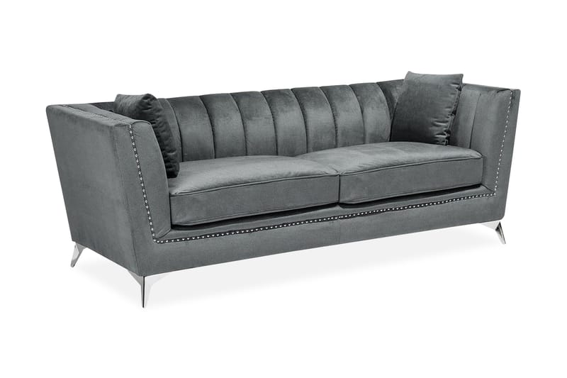 Gaula Sofa 3 sæder - Grå - Møbler - Sofaer - 3 personers sofa