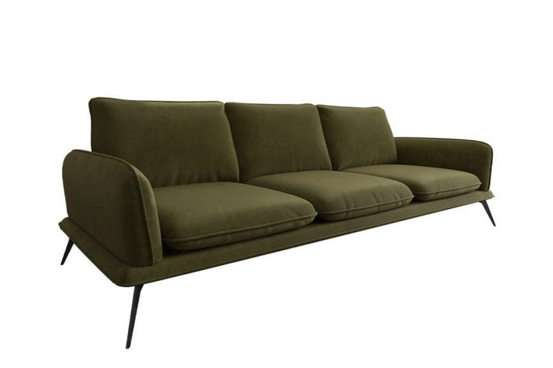 Graystone 3-pers. Sofa - Mørkegrøn - Møbler - Sofaer - 3 personers sofa