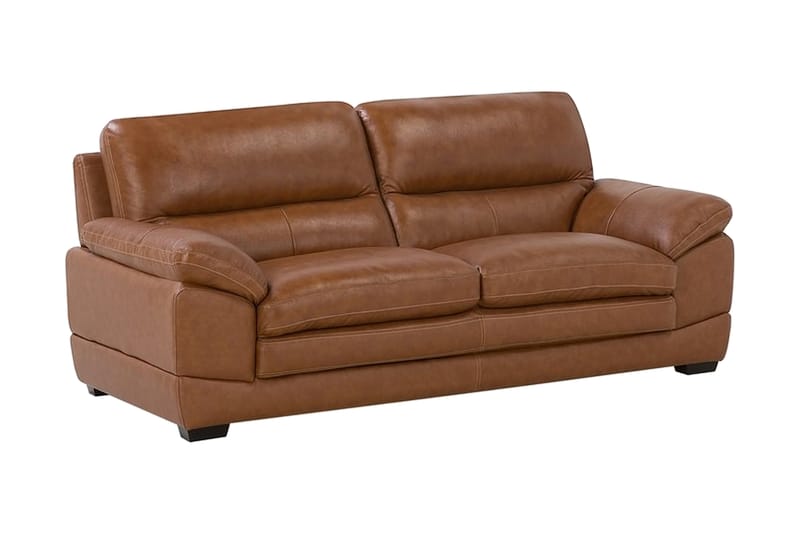 Horten sofa 3 pers - Brun - Møbler - Sofaer - 3 personers sofa