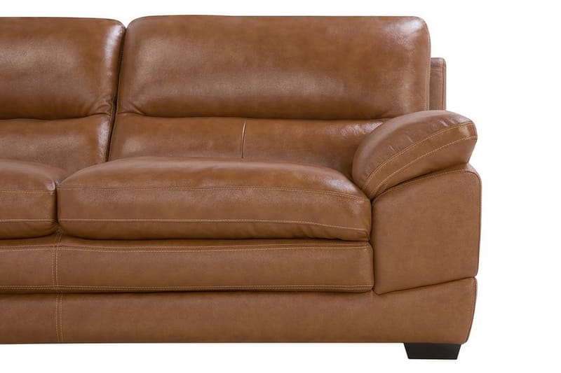 Horten sofa 3 pers - Brun - Møbler - Sofaer - 3 personers sofa