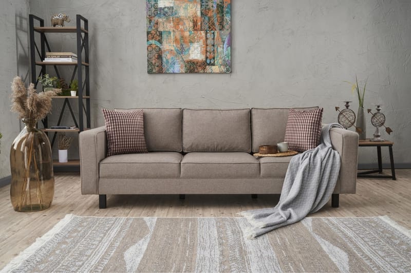 Kaletea Sofa 3-Pers. - Cream - Møbler - Sofaer - 3 personers sofa