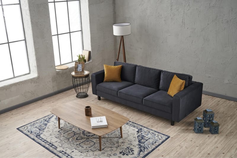 Kaletea Sofa 3-Pers. - Mørkegrå - Møbler - Sofaer - 3 personers sofa