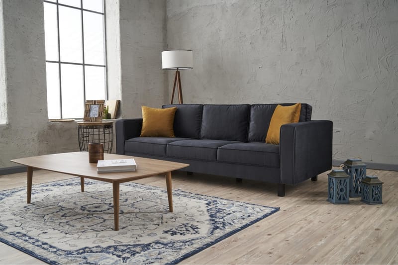 Kaletea Sofa 3-Pers. - Mørkegrå - Møbler - Sofaer - 3 personers sofa