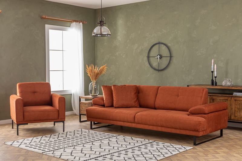 Kitimat Sofa 3-personers - Orange - Møbler - Sofaer - 3 personers sofa