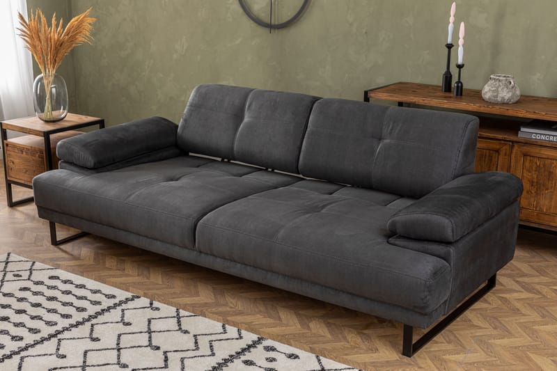 Kitimat Sofa 3-personers - Antracit - Møbler - Sofaer - 3 personers sofa