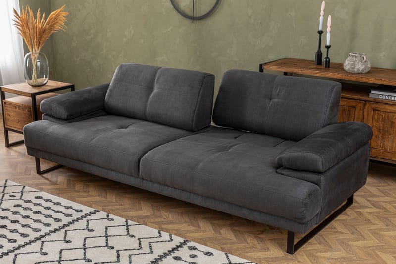 Kitimat Sofa 3-personers - Antracit - Møbler - Sofaer - 3 personers sofa