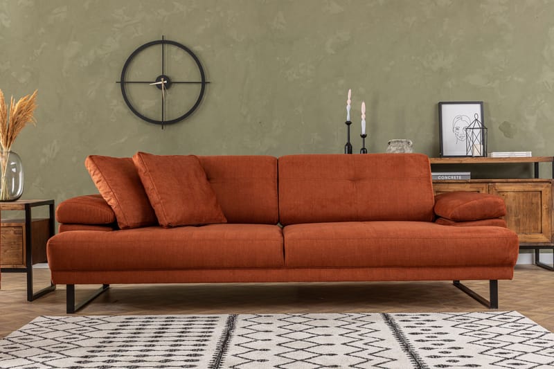 Kitimat Sofa 3-personers - Orange - Møbler - Sofaer - 3 personers sofa