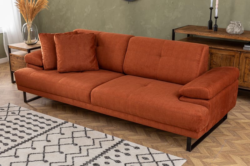 Kitimat Sofa 3-personers - Orange - Møbler - Sofaer - 3 personers sofa