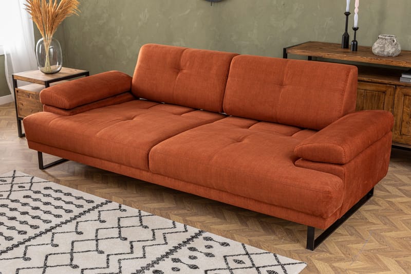 Kitimat Sofa 3-personers - Orange - Møbler - Sofaer - 3 personers sofa