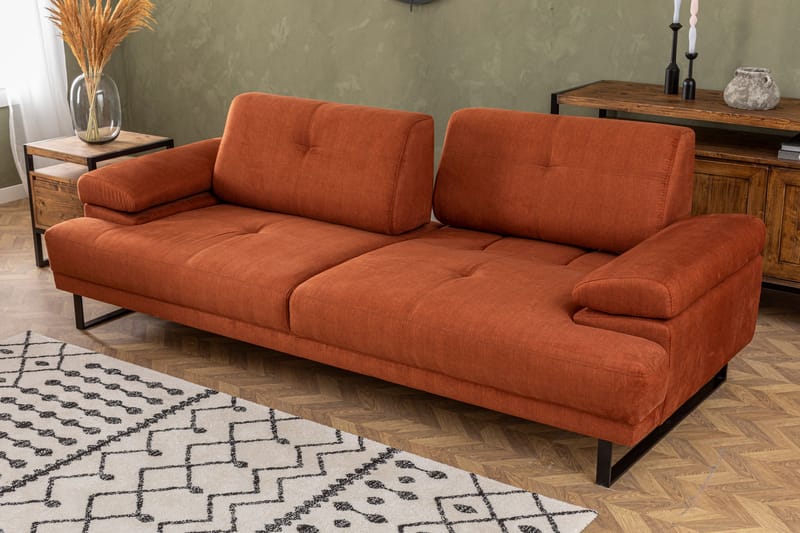 Kitimat Sofa 3-personers - Orange - Møbler - Sofaer - 3 personers sofa