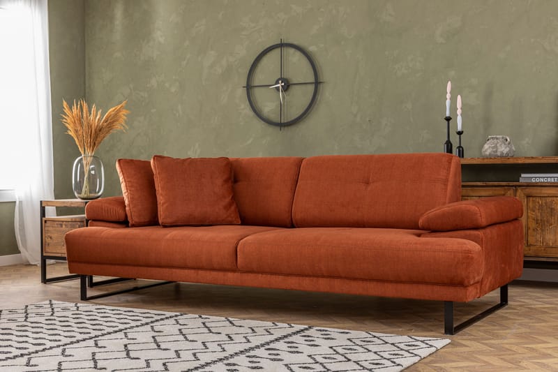 Kitimat Sofa 3-personers - Orange - Møbler - Sofaer - 3 personers sofa